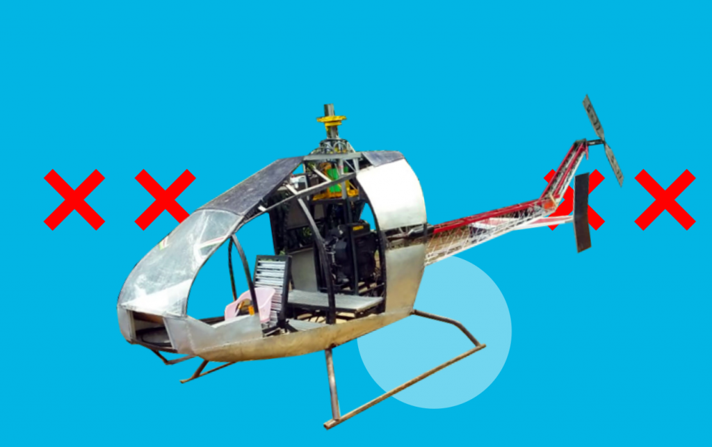 Helikopter Buatan Tukang Bubut Sukabumi Tidak Bisa Terbang (Analisis Ilmiah)