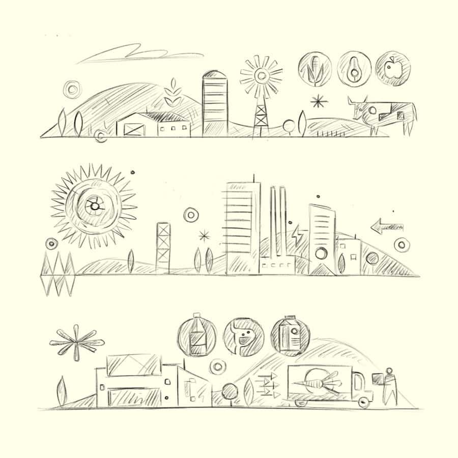 gambar sketsa