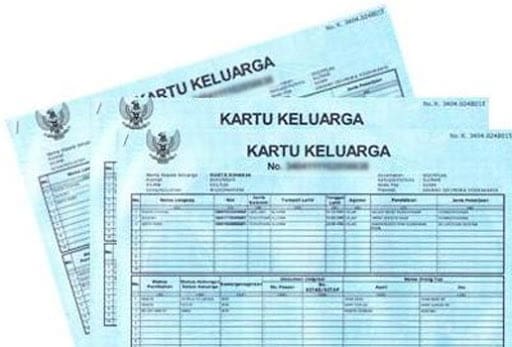 kartu keluarga adalah